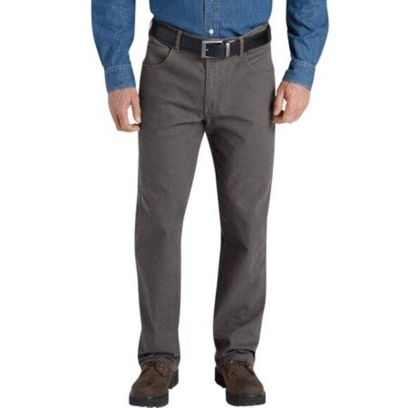 Dickies Dungaree Jeans Mens 44 x 30 Gray Straight Leg Regular Fit Flex Duck - Picture 2 of 7